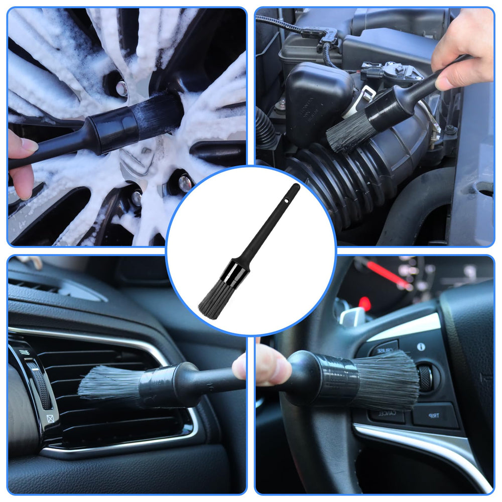 NIKCOSMK bendable wheel brush reaches tight areas for thorough cleaning