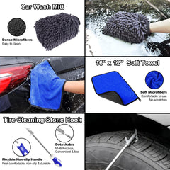 NIKCOSMK car tire hook for organized storage after detailing