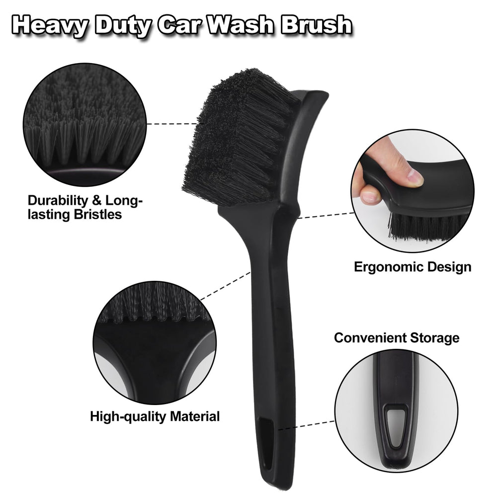 NIKCOSMK car wash mitt with high-density microfiber for rapid coverage.