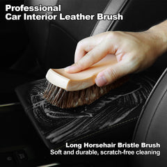 NIKCOSMK detailing brushes set for interior and exterior car cleaning and hard-to-reach areas.