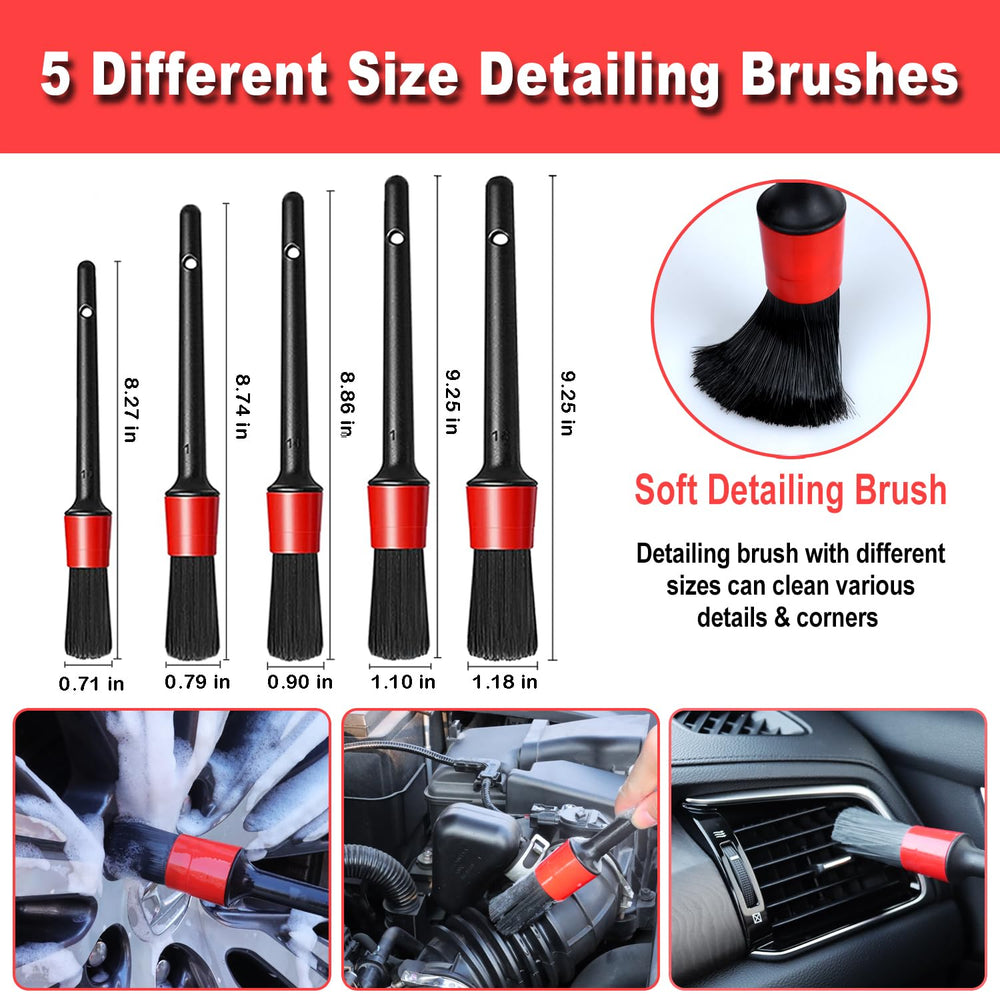 NIKCOSMK flexible rim brush bending to reach tight areas