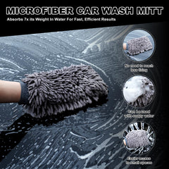 NIKCOSMK tire shine applicator pad with wave pattern for even application.