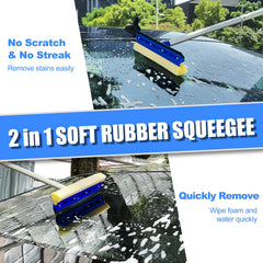 NIKCOSMK window squeegee delivering streak-free glass cleaning