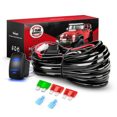 Nilight 10019W wiring harness kit for universal 12V power distribution.