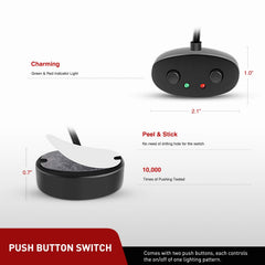 Nilight 10031W two-leads setup enables powering two lights from one harness.