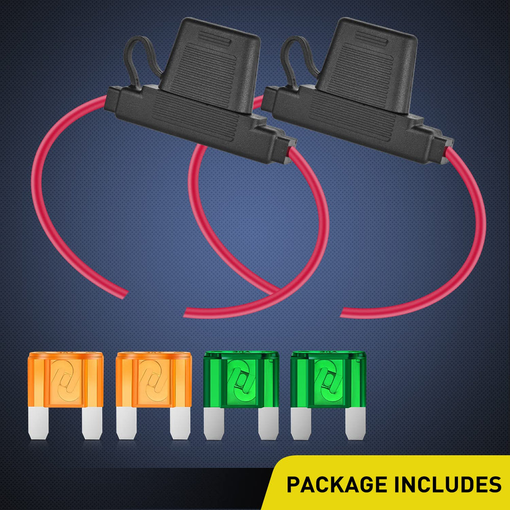Nilight 12-inch cable loop enables flexible installation in tight spaces.