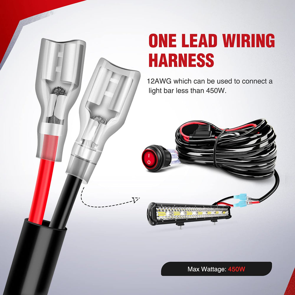 Nilight 12AWG heavy-duty copper wire highlighting durability for rugged use.