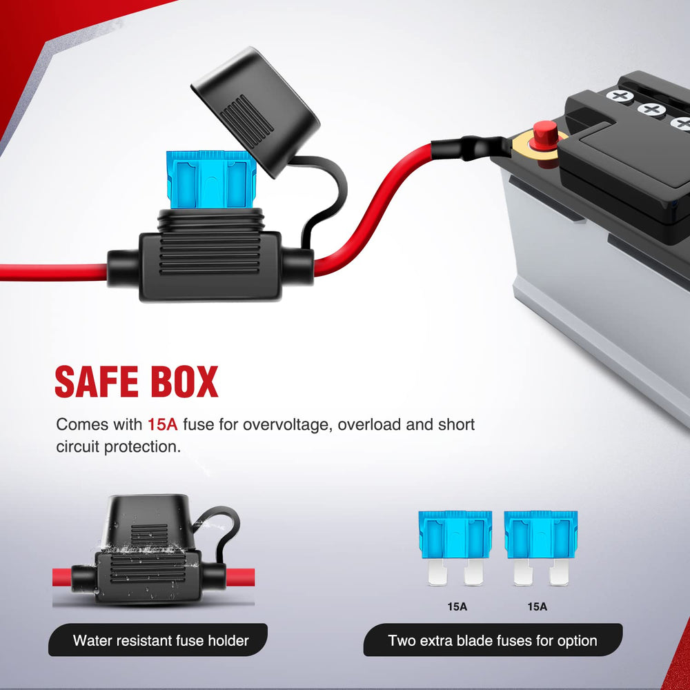 Nilight 12V 40A rating suits automotive power with dependable performance.