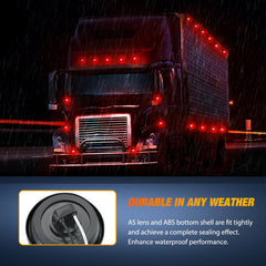 Nilight 12V heavy-duty marker light designed for trucks and trailers.