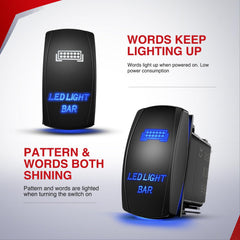Nilight 12V vehicle applications montage shows versatility for cars, boats, and more.