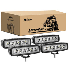 Nilight 15019S-D LED light bar with spot beam for extended forward visibility