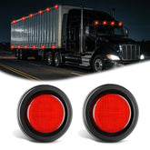 Nilight 2.5-inch round marker light front view with 13 LEDs for bright visibility