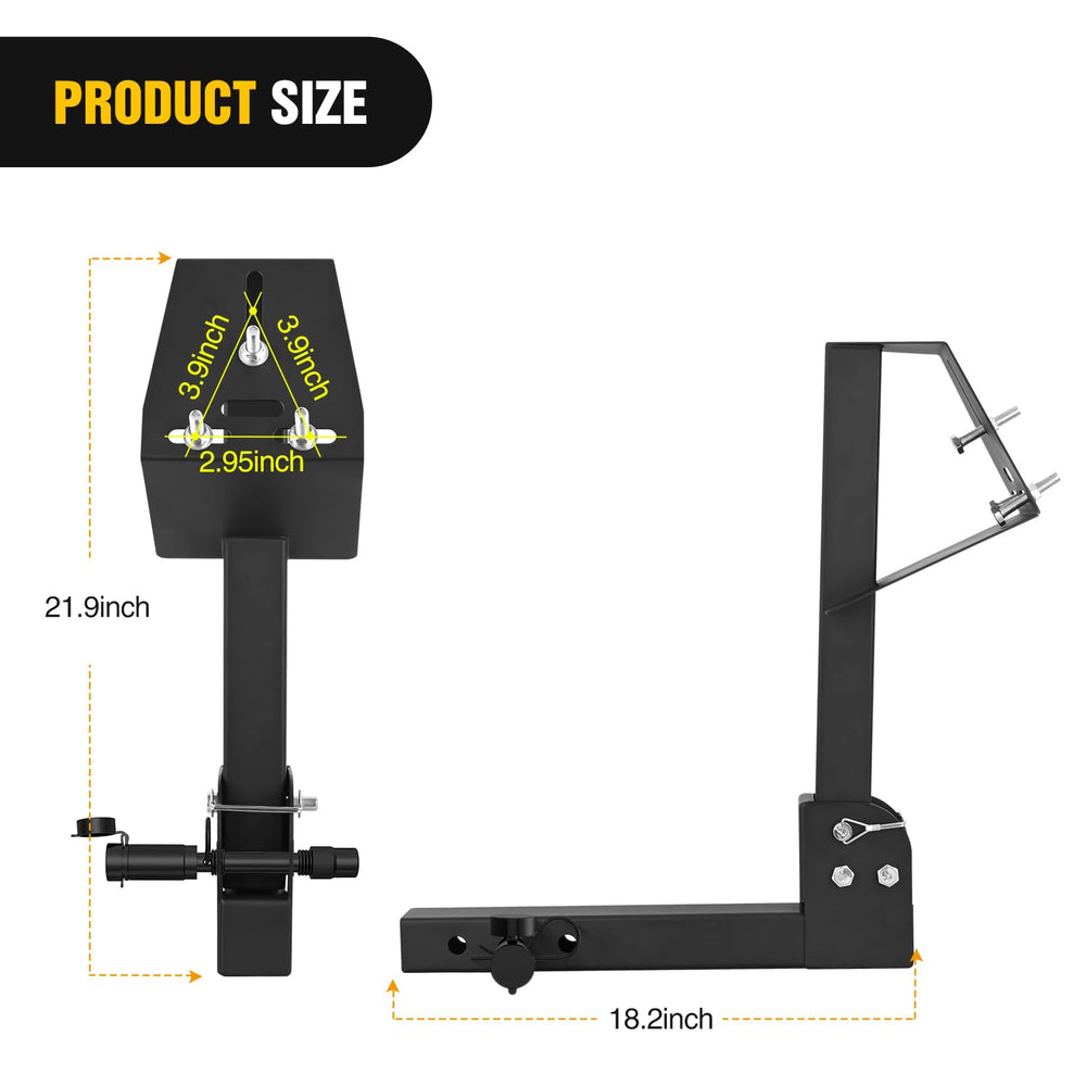 Nilight 2-inch receiver compatibility ensures versatile fit for trucks and SUVs.