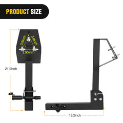 Nilight 2-inch receiver compatibility ensures versatile fit for trucks and SUVs.