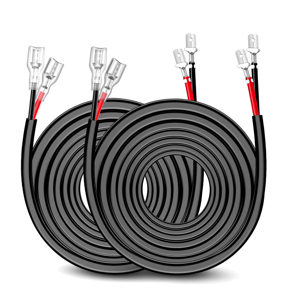 Nilight 20ft wiring harness extension kit for LED lighting installation
