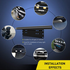 Nilight 126W output supports clear visibility across rough terrain