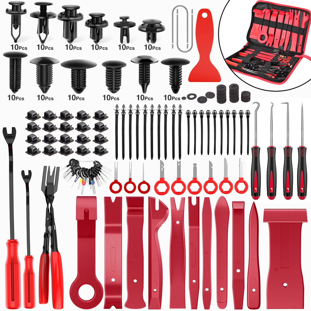 Nilight 238Pcs case-compact-view shows portable storage for quick car repairs