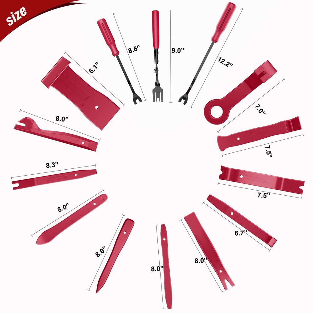Nilight 238Pcs clip-array-12-sizes demonstrates versatile retainer clips for panels