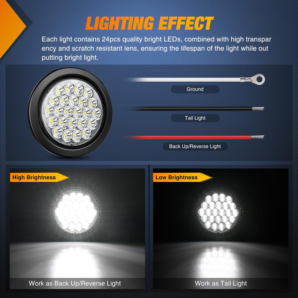 Nilight 24-LED array close-up highlights brightness and heat management