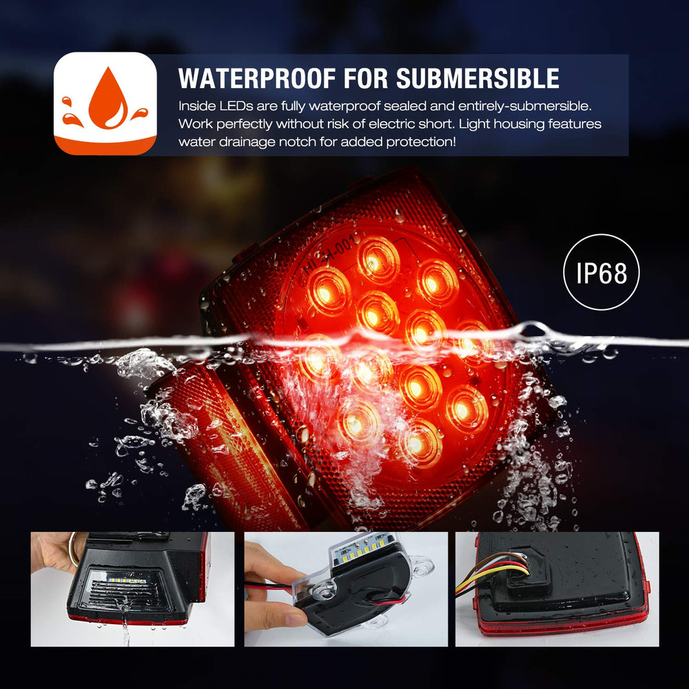 Nilight 25ft trailer wiring harness simplifies power connection