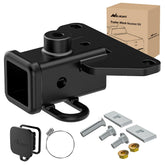 Nilight 2-inch rear hitch for Gladiator JT with sturdy assembly for heavy towing.
