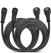 Nilight 2 pack 10ft 4 pin RGB extension wires for flexible rock light placement