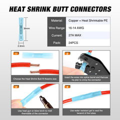 Nilight 2-pin DT connector suits cars, bikes, marine vessels for reliable LED lighting connections