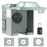Nilight 30A RV power outlet box TT-30R for dependable outdoor power