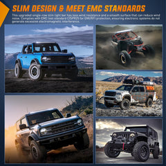 Nilight 31-inch ultra-slim light bar wiring harness simplifies installation