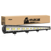 Nilight 37-inch LED light bar front view for enhanced night driving visibility