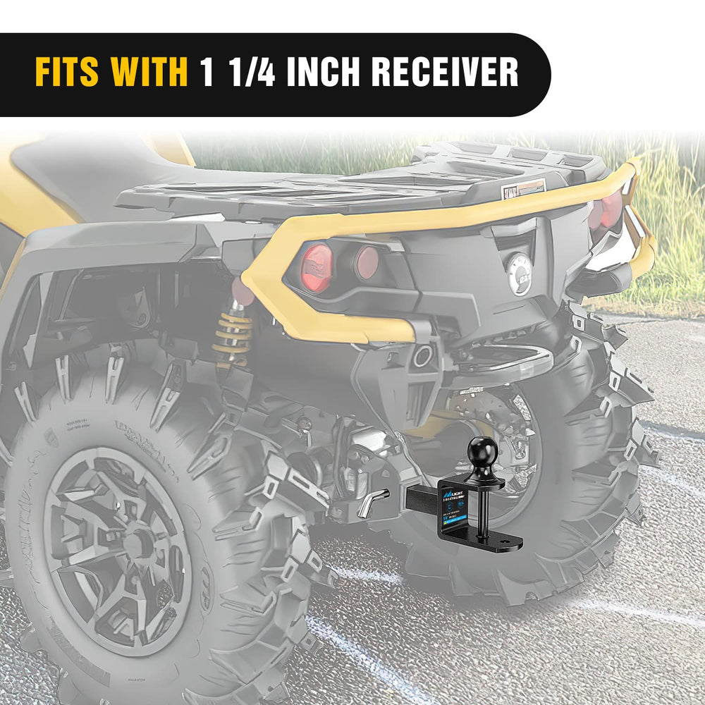 Nilight winch strap loop ready for secure tie-downs during hauling.