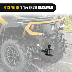 Nilight winch strap loop ready for secure tie-downs during hauling.