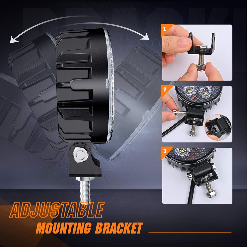 Nilight 3-Inch LED Pod suited for ATV UTV and motorcycle use