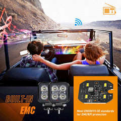 Nilight EMC protection reduces radio interference and flicker for a clean electrical system