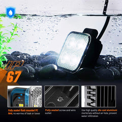 Nilight IP67 waterproof rating protects against water and dust for rugged use