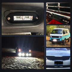 Nilight 40W LED pods with IP67 waterproof rating for all-weather use.