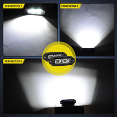 Nilight 2Pcs 40W pods with military breather helps prevent fogging.