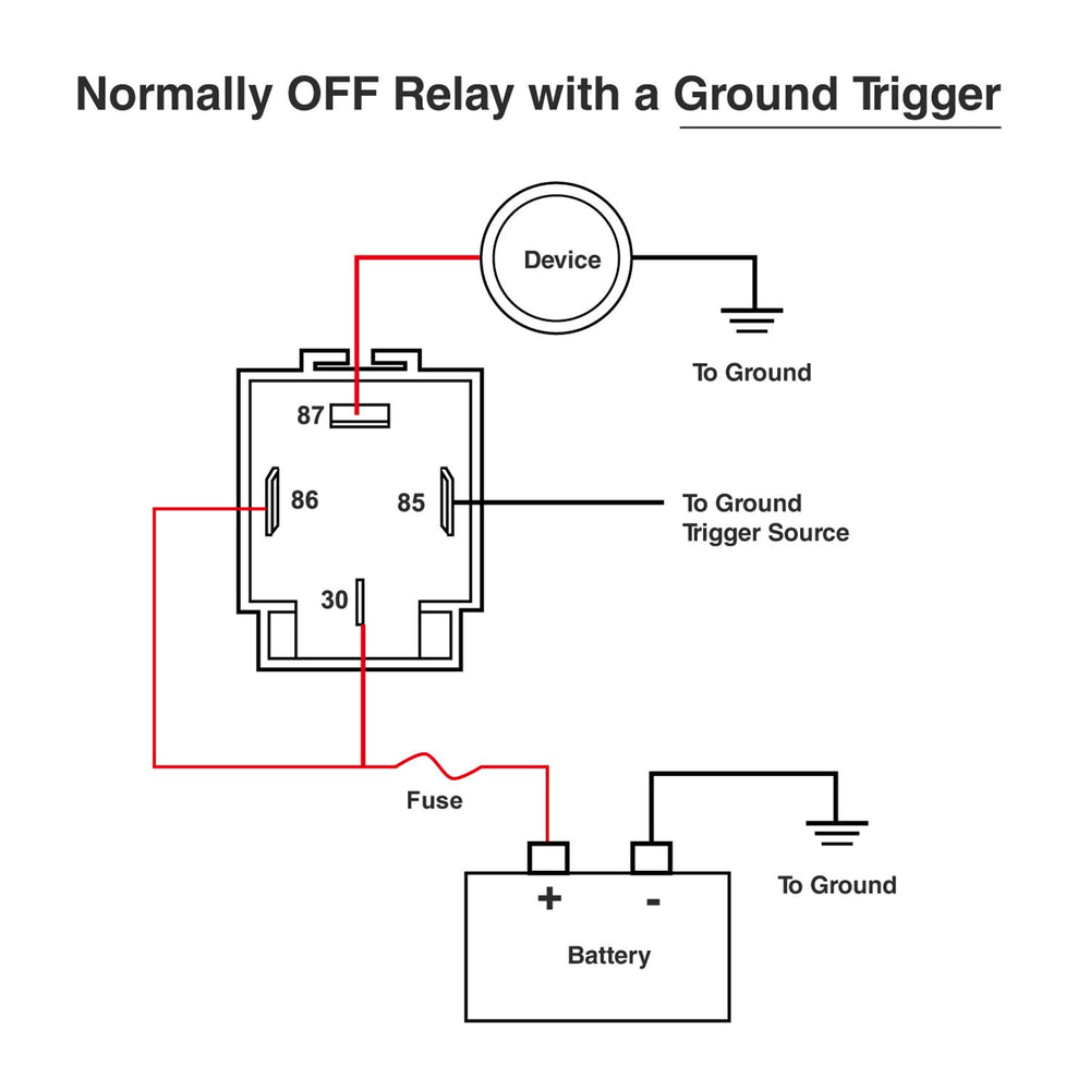 Nilight 50023R five-relay set ready for multiple circuits