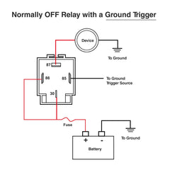 Nilight 50023R five-relay set ready for multiple circuits
