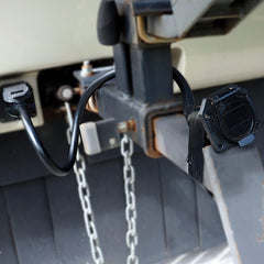 Nilight 50050R durable molded housing with spring-loaded dust cover protects the connector