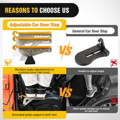 Nilight step supports up to 500 lbs for rooftop tasks and gear loading.