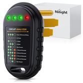 Nilight 50A RV circuit tester plug with NEMA 14-50P for safe power checks
