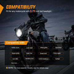 Nilight 575 heat sink cooling design maintains cooler operation and longevity.