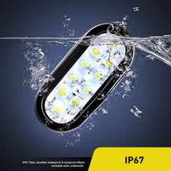 Nilight IP67 waterproof rating protects lights from rain and dust