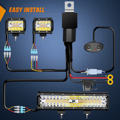 Nilight 6-mode memory function ensures quick, consistent lighting.