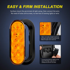 Nilight 12V DC compatible light ready for trucks, trailers, and RVs