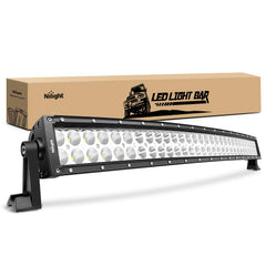 Nilight 70016C-A 32in curved LED light bar for off-road visibility