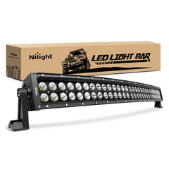 Nilight 71013C-A 32-inch LED light bar delivering spot and flood illumination for off-road adventures