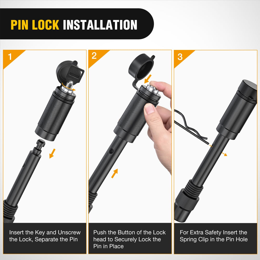 Nilight 8-1/4-inch rise offers clearance when towing on uneven ground.