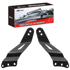 Nilight 90031B left upper windshield bracket for 52-inch curved light bar.